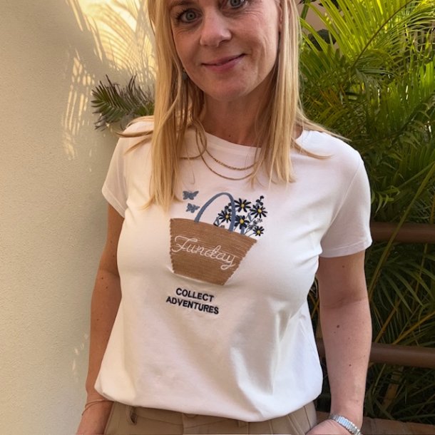 T-shirt Lunsi med print ONE SIZE 