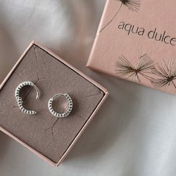 Hoops SWAY 13 mm Sterling Slv