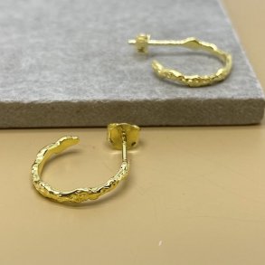 MILA restik creol 15 mm forgyldt slv