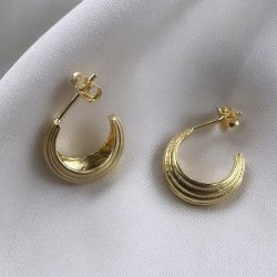 restik creoler SUE 15 mm Forgyldt Slv