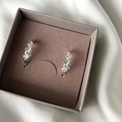 hoops DARLING ROCK sterling slv