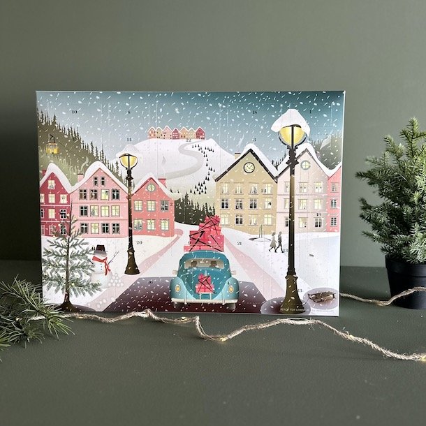 Let it snow julekalender omslag 24 lger (uden indlgsbakke)