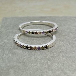 Vigga creoler 25 mm slv