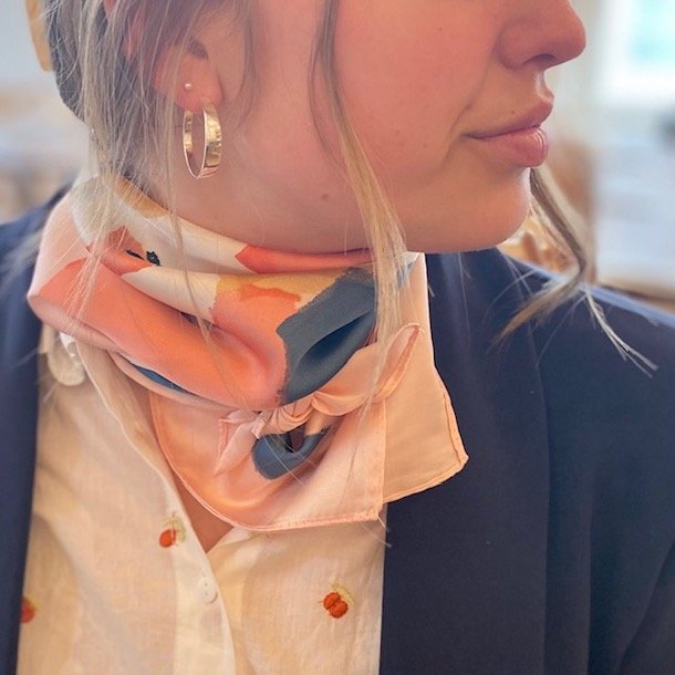 HOOPS SHINY LARGE sterling slv