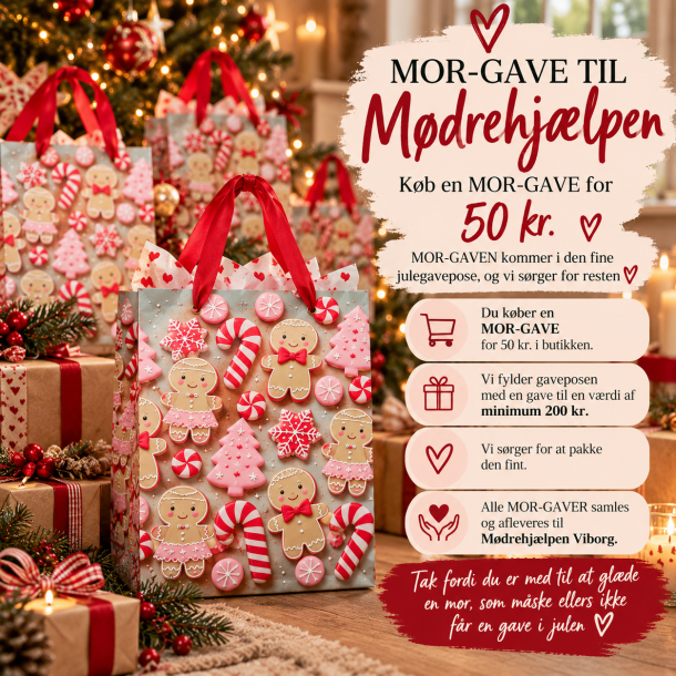 Gave til m�drehj�lp - overleveres af COW til M�drehj�lpen Viborg.