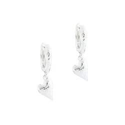 HOOPS LOVE ME Sterling Slv