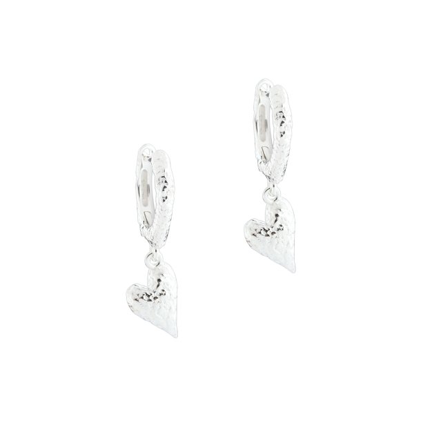 HOOPS LOVE ME Sterling Slv