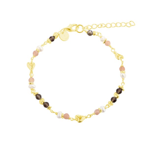 Armbnd LOVE ME Forgyldt Slv