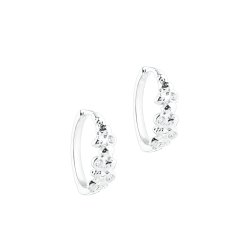 hoops DARLING ROCK sterling slv