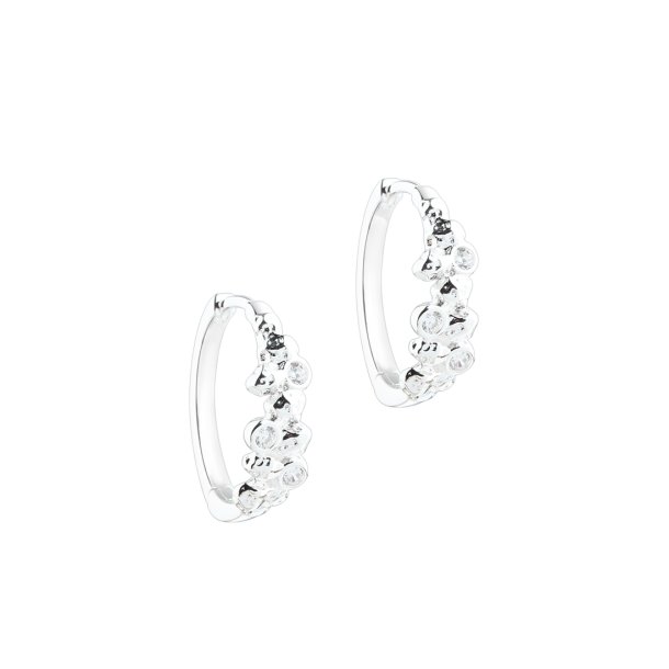 hoops DARLING ROCK sterling slv