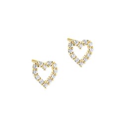 restikker hjerte SMALL TEA  Forgyldt Slv