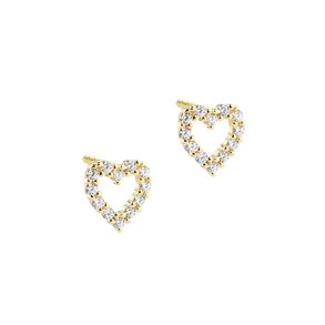 restikker hjerte SMALL TEA  Forgyldt Slv