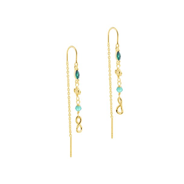 retrde GREEN GARDEN  Forgyldt Slv