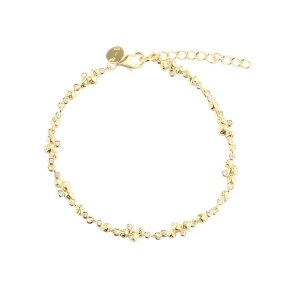 armbnd DARLING ROCK  Forgyldt Slv