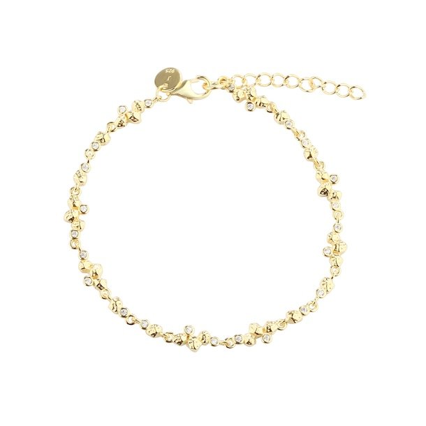 armbnd DARLING ROCK  Forgyldt Slv