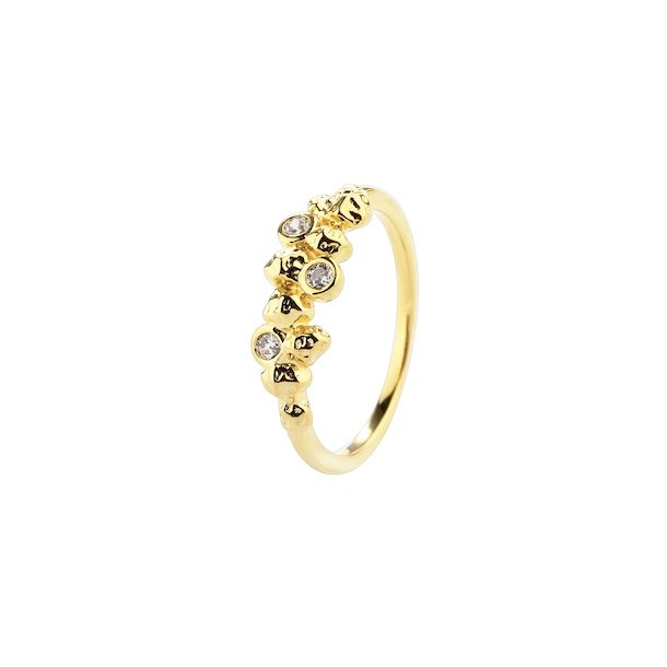 Fingerring DARLING ROCK Forgyldt Slv