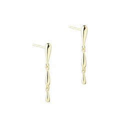 restikker SHINY DROP LONG forgyldt slv