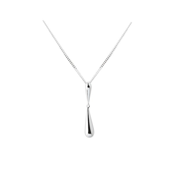 Halskde SHINY DROP sterling slv