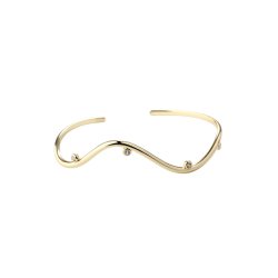 Armring WAVY Forgyldt slv