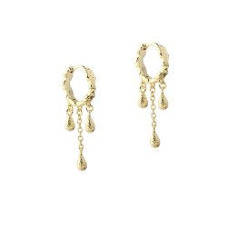 Hoops CAPPA DROP Forgyldt slv