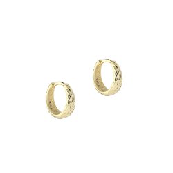 Hoops CAPPA 12 mm Forgyldt slv