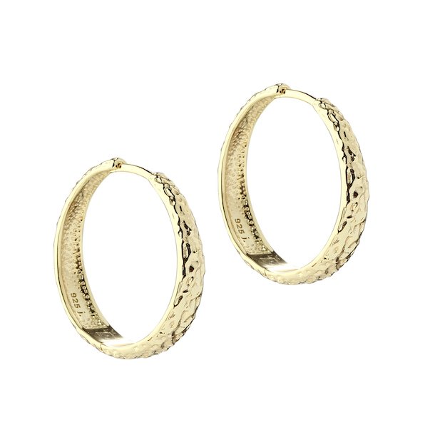 Hoops CAPPA 25 mm forgyldt slv