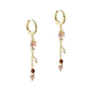 Hoops PEACHY Forgyldt slv