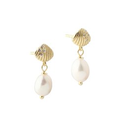 restikker SHELLY PEARL forgyldt slv