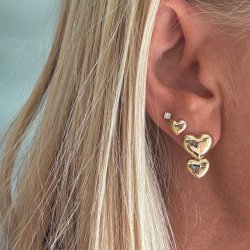 rering KARLA &amp; ME forgyldt slv