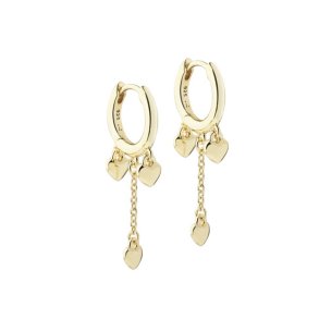 HOOP KARLA & ME forgyldt slv