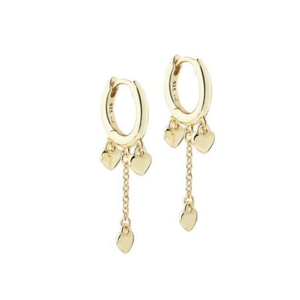 HOOP KARLA &amp; ME forgyldt slv