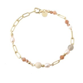 Armbnd SUNELLA LINK Armbnd forgyldt slv