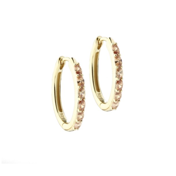 HOOP CHAMPELLA HOOP forgyldt s�lv