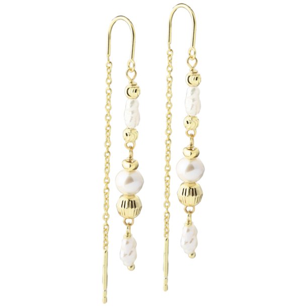 retrd LINE PEARL THREAD forgyldt slv