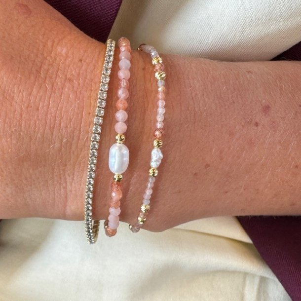 Armbnd SUNELLA ROSE Armbnd forgyldt slv