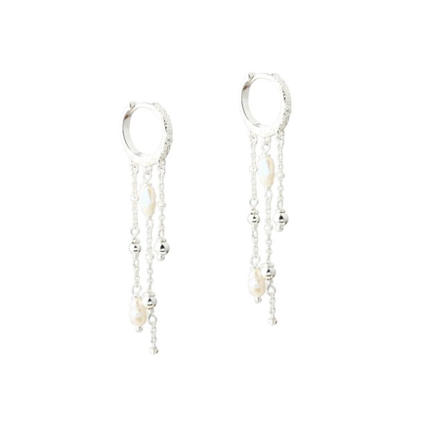 HOOP LUNELLA PEARL HOOP slv