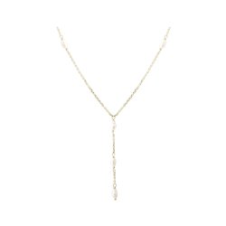 Y-Halskde LUNELLA Y-Halskde forgyldt slv