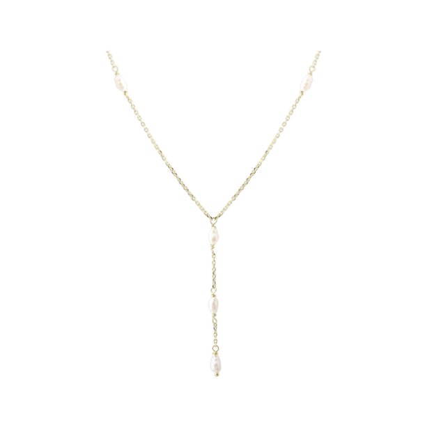 Y-Halskde LUNELLA Y-Halskde forgyldt slv