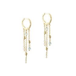 Hoop LUNELLA SKY�- Forgyldt S�lv