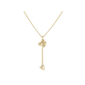 Y-Halskde NEW FOLIO forgyldt slv