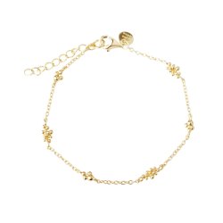 Armb�nd AYA 17 + 3 CM - Forgyldt S�lv