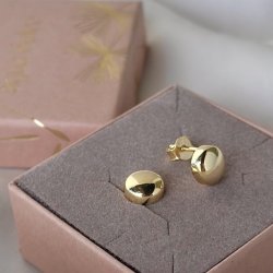 restikker BIG GLOBE Forgyldt slv