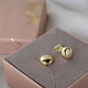 restikker BIG GLOBE Forgyldt slv