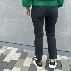 Jeans sort washed - str 34-42