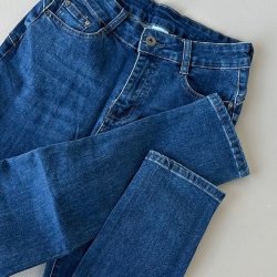 Slim fit jeans dusty blue stretch str. M - 4xl