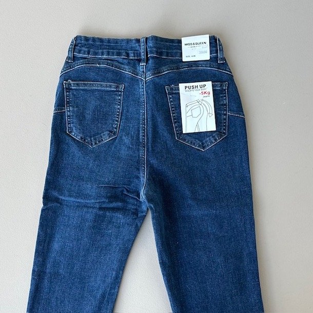 Slim fit jeans dusty blue stretch str. M - 4xl