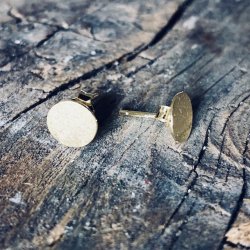 restikker - Mnt 8mm Forgyldt slv