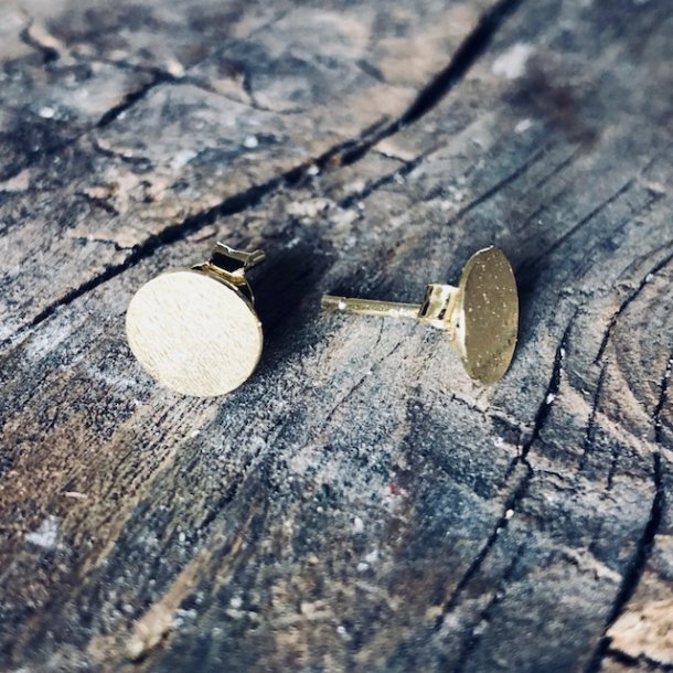 restikker - Mnt 8mm Forgyldt slv