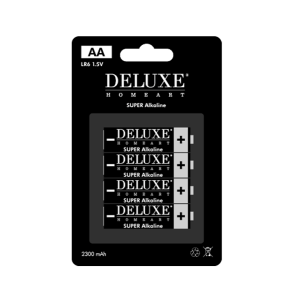 Pakke med 4 x AA-Batterier