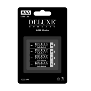 Pakke med 4 x AAA-Batterier
